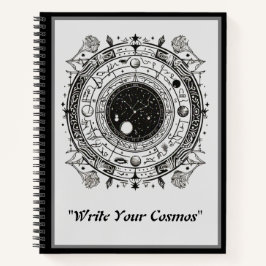 Zodiac-Muster: kompliziertes Himmelsdesign Notizbuch