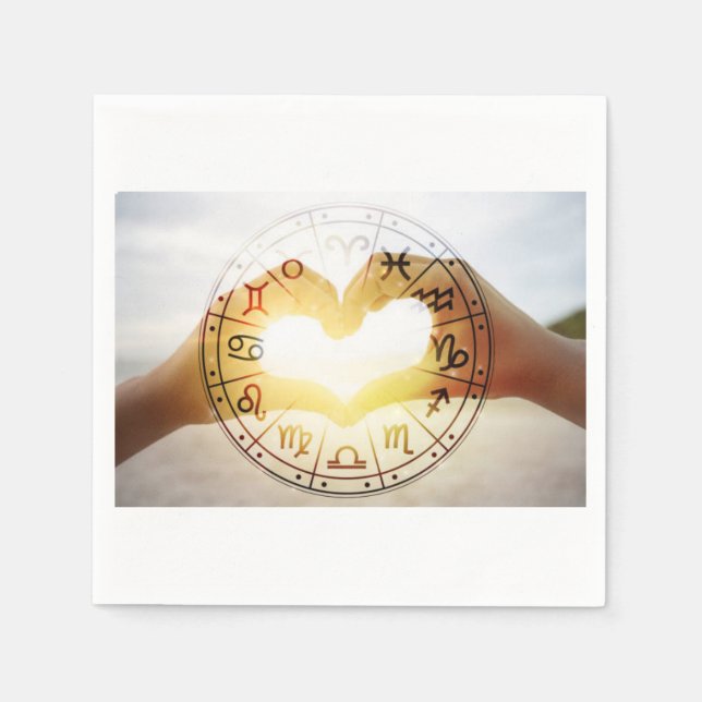 Zodiac Napkins Serviette (Vorderseite)