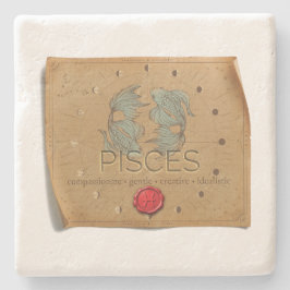 Zodiac - Pisces - Coaster Steinuntersetzer