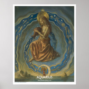 Zodiac Poster - Aquarius