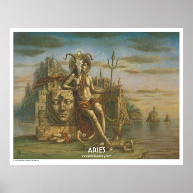 Zodiac Poster - Aries (Vorne)