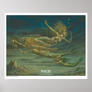 Zodiac Poster - Fische