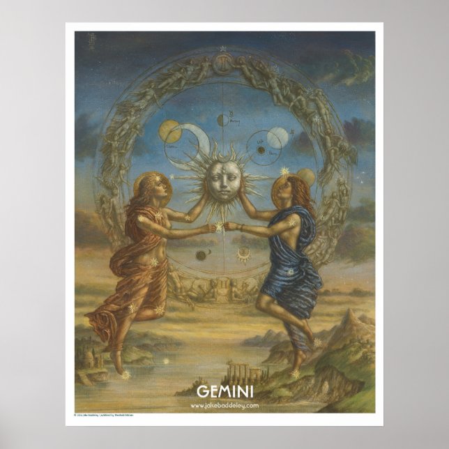 Zodiac Poster - Gemini (Vorne)