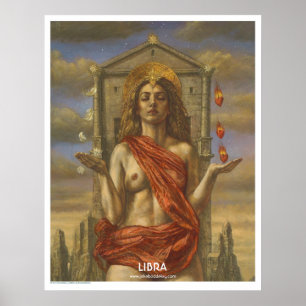 Zodiac Poster - Libra