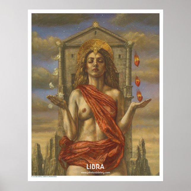Zodiac Poster - Libra (Vorne)