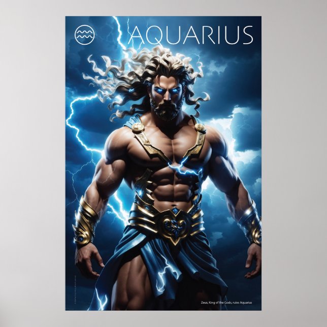 Zodiac-Power: Aquarius Poster (Vorne)