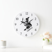 Zodiac Sagittarius Black Numbers
