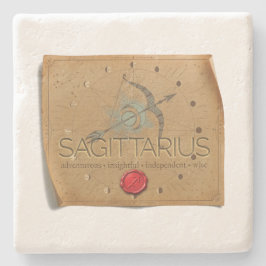Zodiac - Sagittarius - Coaster Steinuntersetzer
