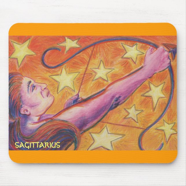 Zodiac Sagittarius mousepad (Vorne)