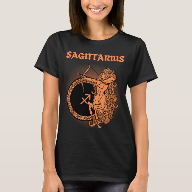 Zodiac Sagittarius T-Shirt (Vorderseite)