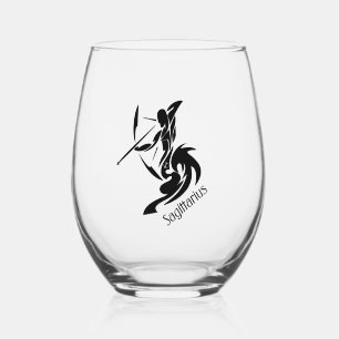 Zodiac Sagittarius Weinglas Ohne Stiel
