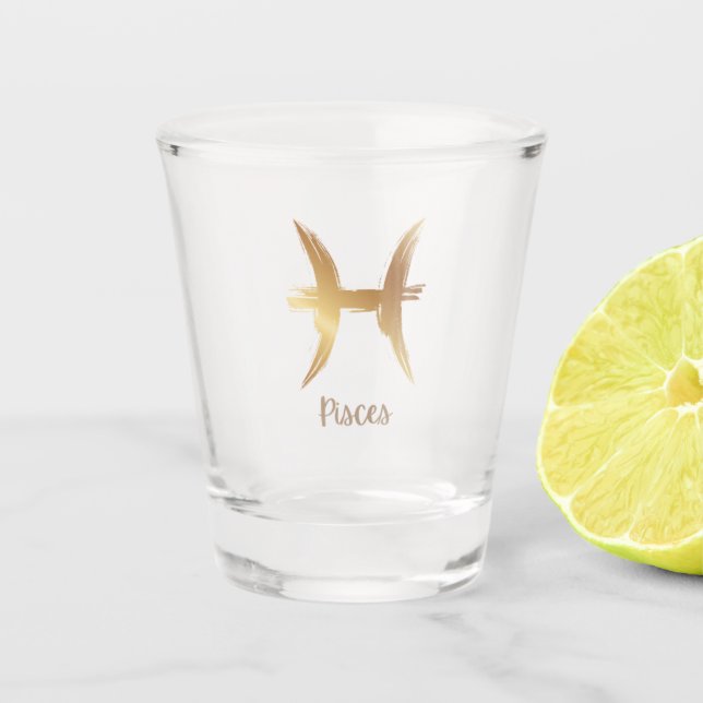 Zodiac-Sammlung - Fische Schnapsglas (Vorderseite)