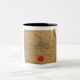 Zodiac - Scorpio - Coffee Mug Zweifarbige Tasse