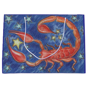 Zodiac Scorpio Geschenktasche groß Große Geschenktüte