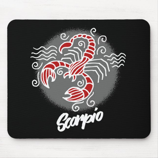 Zodiac Scorpio Symbol Mouse Pad Mousepad (Vorne)