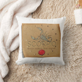 Zodiac - Scorpio - Throw Pillow Kissen