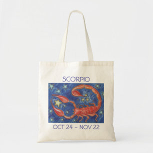 Zodiac Scorpio tote bag text Tragetasche