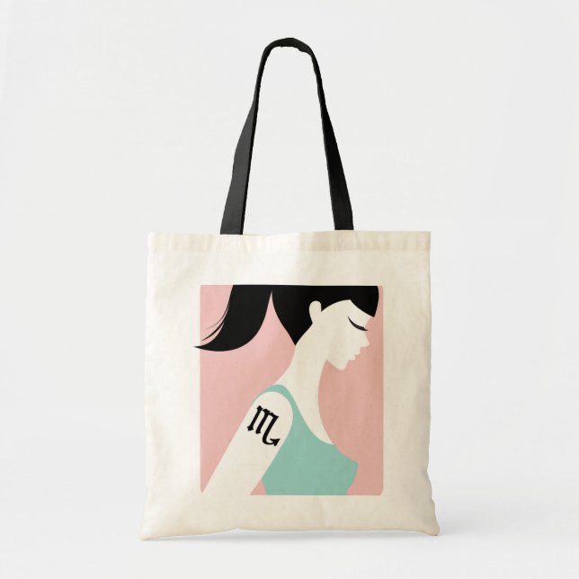 Zodiac Shopping Bag - Skorpio Tragetasche (Vorne)