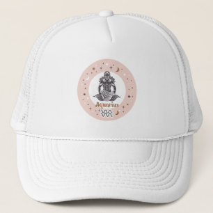 Zodiac Sign Aquarius Truckerkappe