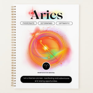 Zodiac Sign ARIES Zitat   Elementfeuer Planer