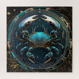 Zodiac Sign Cancer Puzzle, 20"x20" 676 Stk. Puzzle