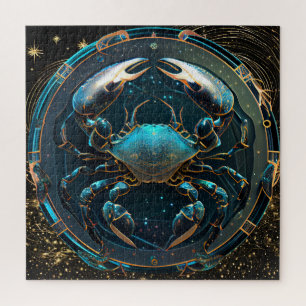 Zodiac Sign Cancer Puzzle, 20"x20" 676 Stk. Puzzle