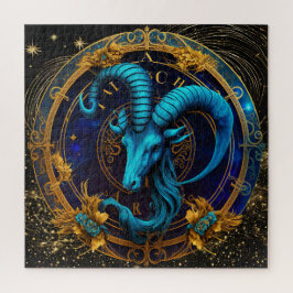 Zodiac Sign Capricorn Puzzle, 20"x20" 676 Stk. Puzzle