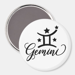 Zodiac Sign Gemini Magnet