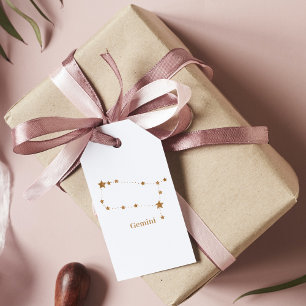 Zodiac Sign Gold Gemini   Element Air Geschenkanhänger