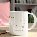 Zodiac Sign Gold Gemini | Element Air Kaffeetasse<br><div class="desc">Zodiac Sign Gold Gemini | Element Air</div>