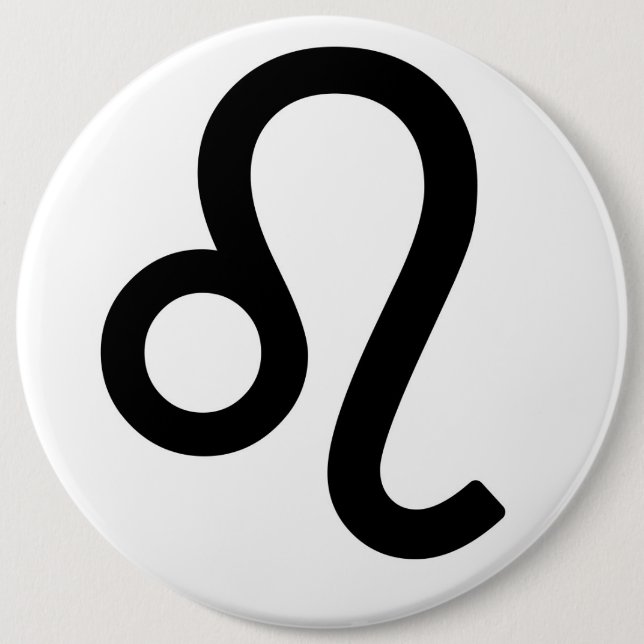 Zodiac sign Leo Button (Vorderseite)