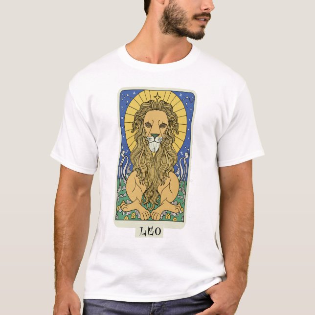 Zodiac Sign Leo Der Power Unisex T - Shirt (Vorderseite)