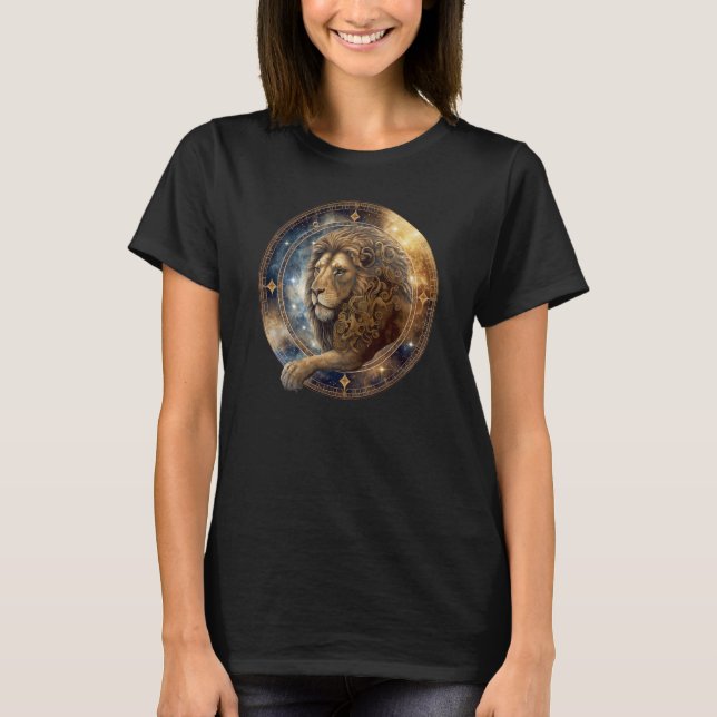 Zodiac Sign LeoLioness T-Shirt (Vorderseite)