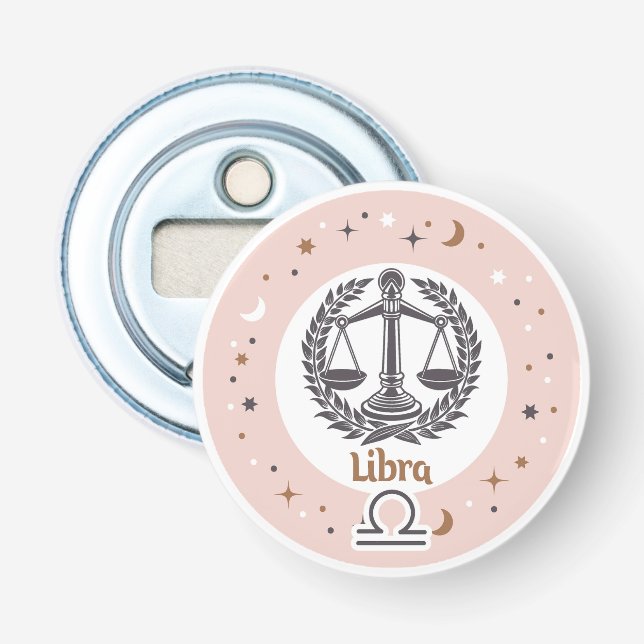 Zodiac Sign Libra Flaschenöffner (Vorderseite)