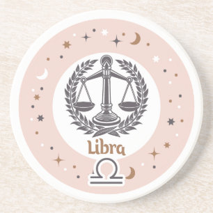 Zodiac Sign Libra Getränkeuntersetzer