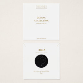 Zodiac Sign Libra Juwelier Display Card