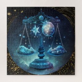 Zodiac Sign Libra Puzzle, 20"x20" 676 Stk. Puzzle