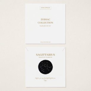 Zodiac Sign Sagittarius Juwelier Display Card