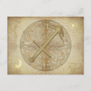 Zodiac Sign Sagittarius Postcard Postkarte
