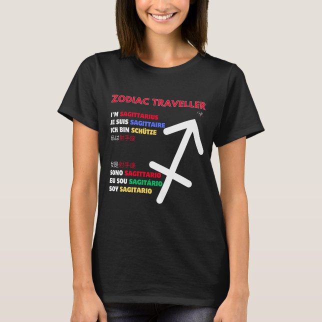 Zodiac sign - Sagittarius T-Shirt (Vorderseite)