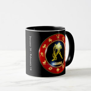 Zodiac Sign Tasse   Aquarius