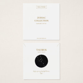 Zodiac Sign Taurus Juwelier Display Card
