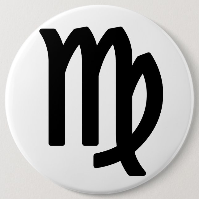 Zodiac sign Virgo Button (Vorderseite)