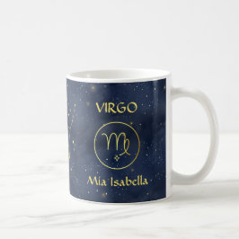 Zodiac Sign Virgo & Celestial Cat Tasse