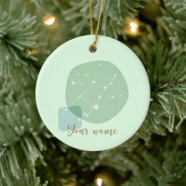 Zodiac Sign Virgo Keramik Ornament