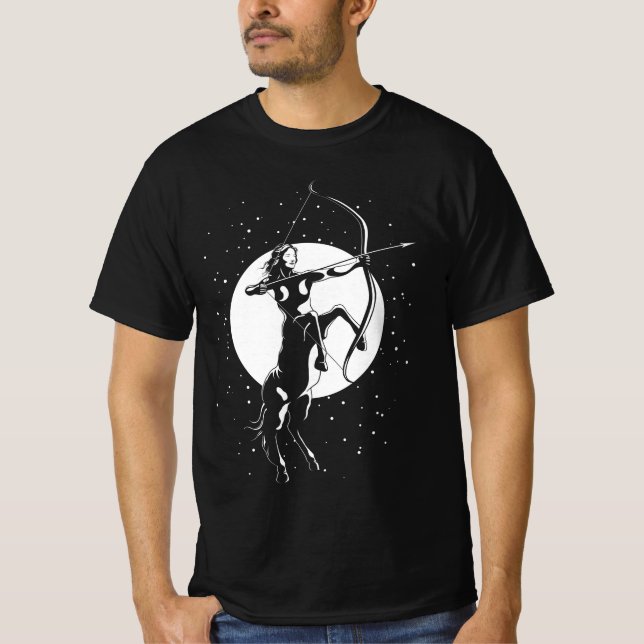 Zodiac Signature Illustration - Sagittarius T-Shirt (Vorderseite)