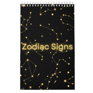 Zodiac signiert Astrologischer Sammlungs-Mauerkale Kalender