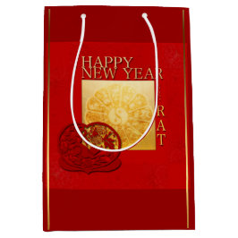 Zodiac signiert Yin Yang Chinesischer Rat Jahr 202 Mittlere Geschenktüte