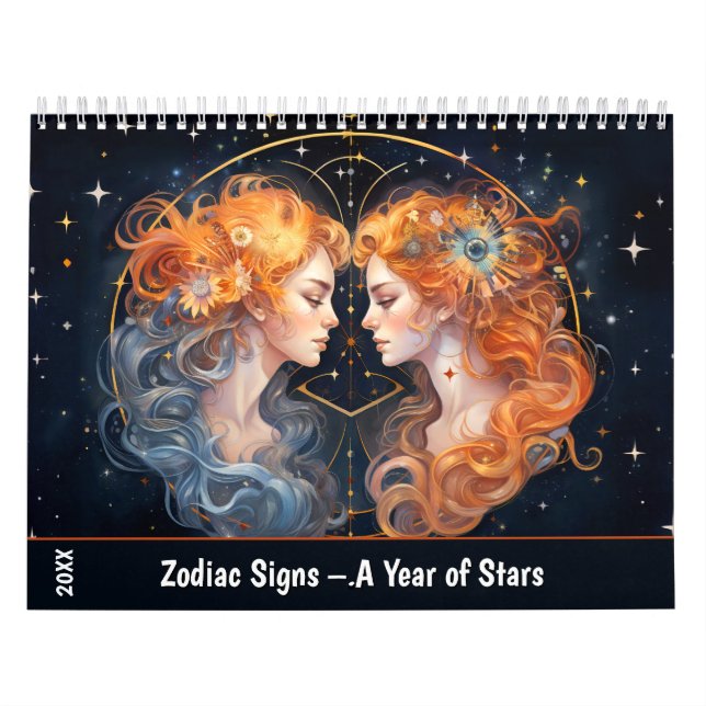 Zodiac Signs – A Year of Stars Kalender (Titelbild)