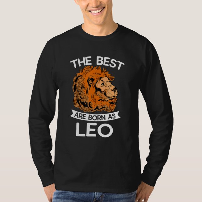 Zodiac Signs Astrology Horoscope  Astrologer Leo J T-Shirt (Vorderseite)